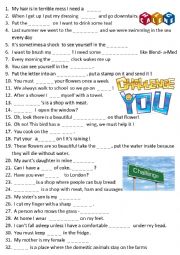Fill in the MISSING LETTERS !  130 sentences  !!!  vocaulary test 