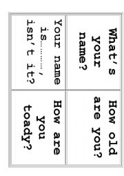 Trinity GESE Grade 1 Question Cards