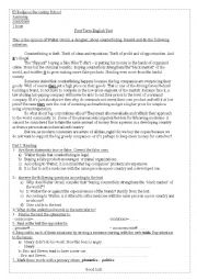 English Worksheet: Counterfeiting