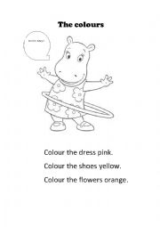 English Worksheet: The colours