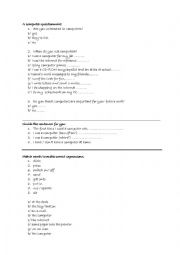 English Worksheet: computer 