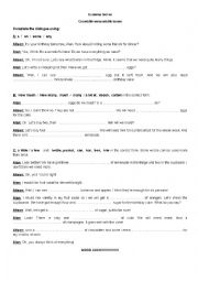 English Worksheet: COUNTABLE-UNCOUNTABLE NOUNS