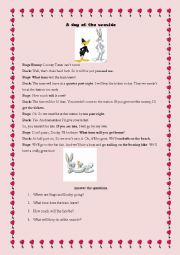 English Worksheet: A day at the seaside