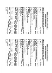 Comparative and superlative forms