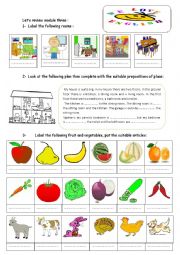 English Worksheet: lets review module3 