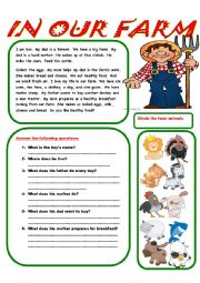 English Worksheet: reading