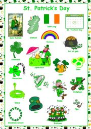 English Worksheet: St. Patricks Day