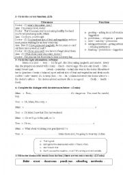 English Worksheet: grammar tasks