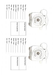 English Worksheet: numbers