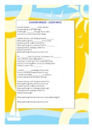 English Worksheet: Lets talk about your summer!!
