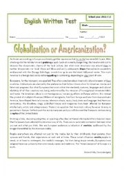 Multiculturalism, globalisation or Americanization?