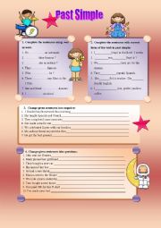 English Worksheet: Past Simple