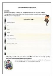 English Worksheet: Mr. Bean Animation Series - Role-play activity (Reported Speech) 