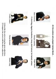 English Worksheet: James Bond Actors