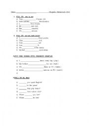 English Worksheet: PLACEMENT  TEST 