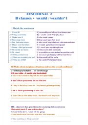 English Worksheet: Second conditional 