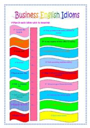 Business English Idioms ( Part One)