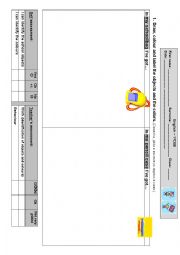 English Worksheet: School objects