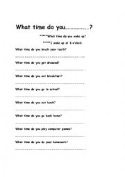 English Worksheet: BASIC QUESTIONS (Speaking Practice) 13 PAGES !!!