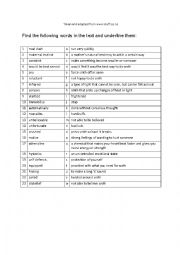 English Worksheet: Mum wrestles python off child