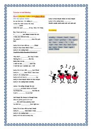 English Worksheet: Exercise to train listening;