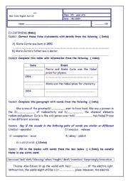 English Worksheet: Mid-term tes tN 2