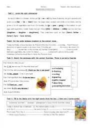 English Worksheet: REMEDIAL EXERCISES FOR END OF TERM 2