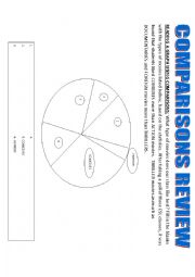 English Worksheet: Comparisons Review Sheet with Answers