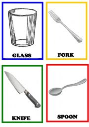 English Worksheet: Eating tools
