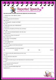 English Worksheet: Reported Speech