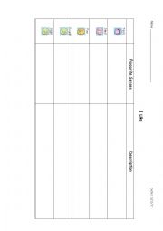 English Worksheet: Our Senses Describing Words
