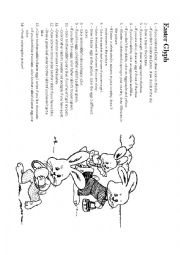 English Worksheet: Easter Glyph 2013