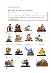 English Worksheet: Jobs and professions