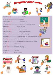 past simple irregular verbs