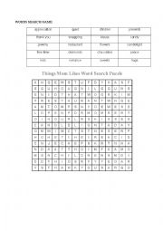English Worksheet: Words Game