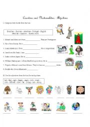English Worksheet: Countries and nationalities- Adjectives