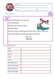 English Worksheet: Introducing...