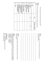 English Worksheet: Getting to know your group member