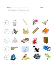 English Worksheet: Sounds Around Us