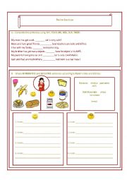 English Worksheet: Simple Present Review Exercises