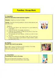 English Worksheet: Family Game