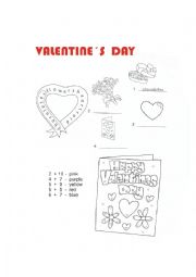 English Worksheet: Valentines Day