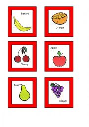 English Worksheet: Fruits 