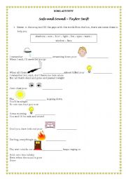 English Worksheet: Song Activity - Safe and Sound by Taylor Swift