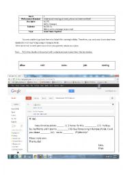 English Worksheet: pbs writing B1 DT1 E1