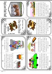 English Worksheet: Phonice Mini Book 16. Long u sound in ue and u_e: Our Dog Prue and the Barbecue