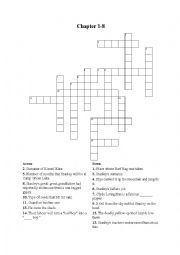 English Worksheet: Holes: Puzzle