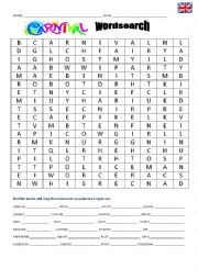 English Worksheet: Carnival wordsearch