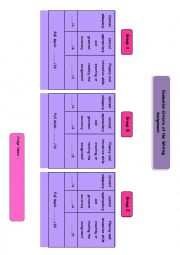 English Worksheet: Demonstration lesson:Speaking & Writing through Games & Visuals 8th form (Evaluation Criteria of the Writing Assignment)