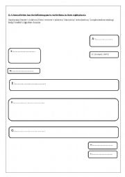 English Worksheet: the layout of a letter of complaint